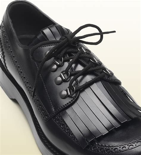 gucci fringe brogue shoes mens|gucci shoes for men.